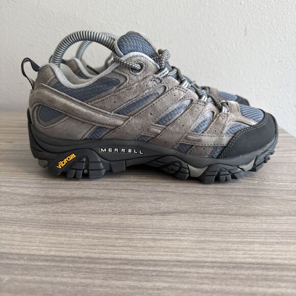Merrell MOAB 2 Low-Top Ventilator Hiking Boot Smoke Blue Size 8 J06014W - Picture 1 of 11